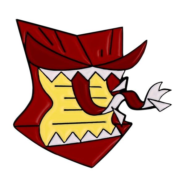 Howler Magical Letter Red Envelope Harry Potter Enamel Pin 6 - Picture 1 of 1